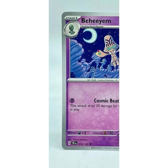 Beheeyem 074/162 Temporal Forces Non Holo Pokemon TCG Mint Unplayed - Picture 2 of 6